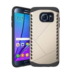 Galaxy S7 Strong Shield Hybrid Case (Champagne Gold)